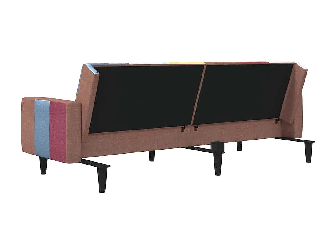 Canapé-lit à 2 places tissu