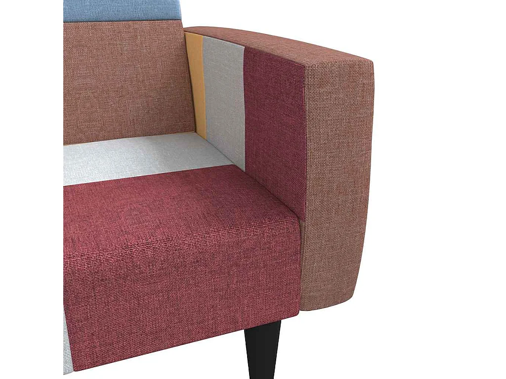 Canapé-lit à 2 places tissu