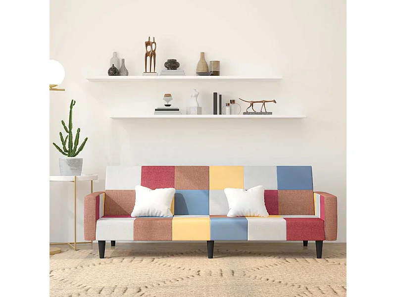 Schlafsofa 2-Sitzer Stoff