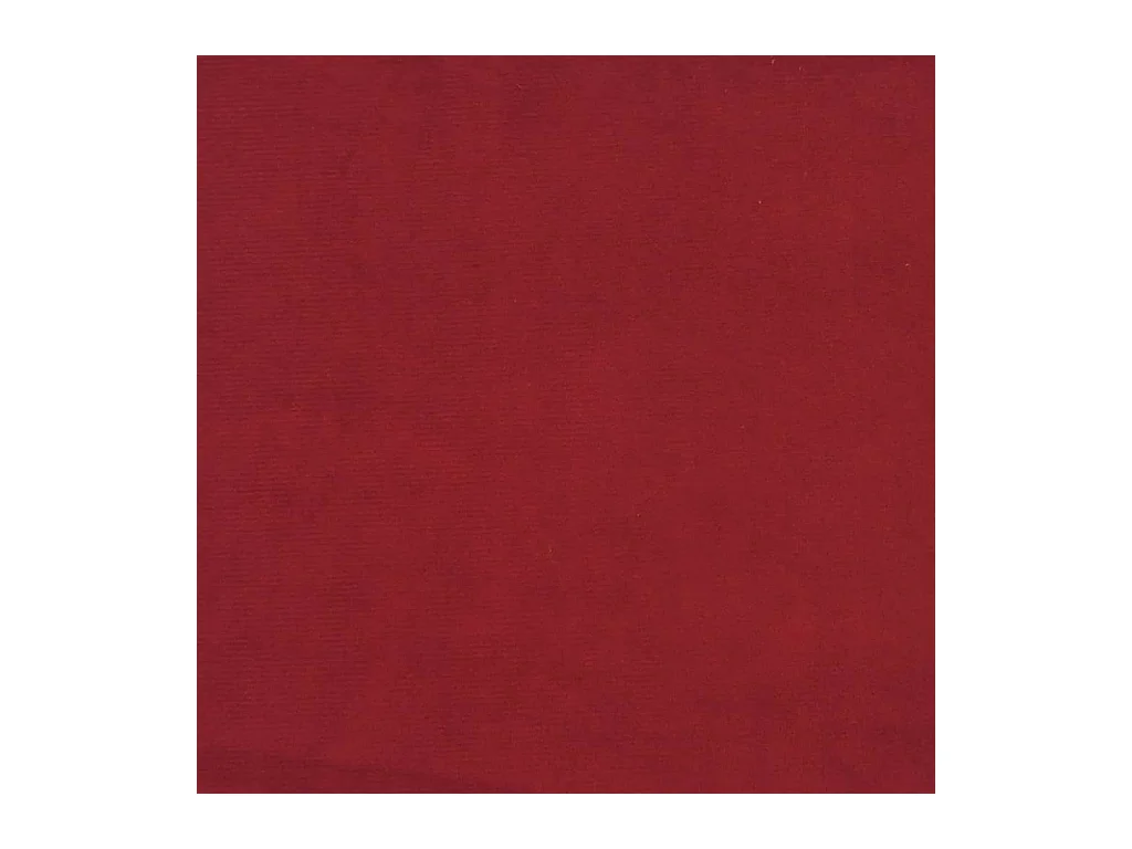 Schlafsofa 2-Sitzer Weinrot Samt