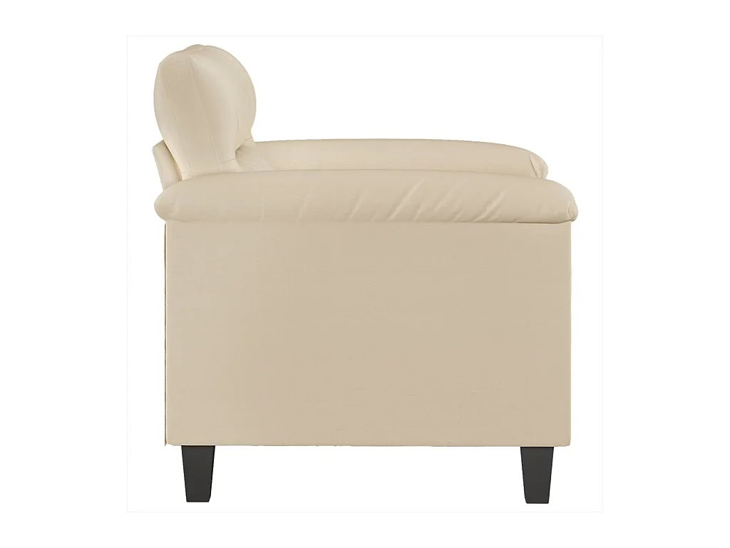 Sessel Creme 60 cm Mikrofasergewebe