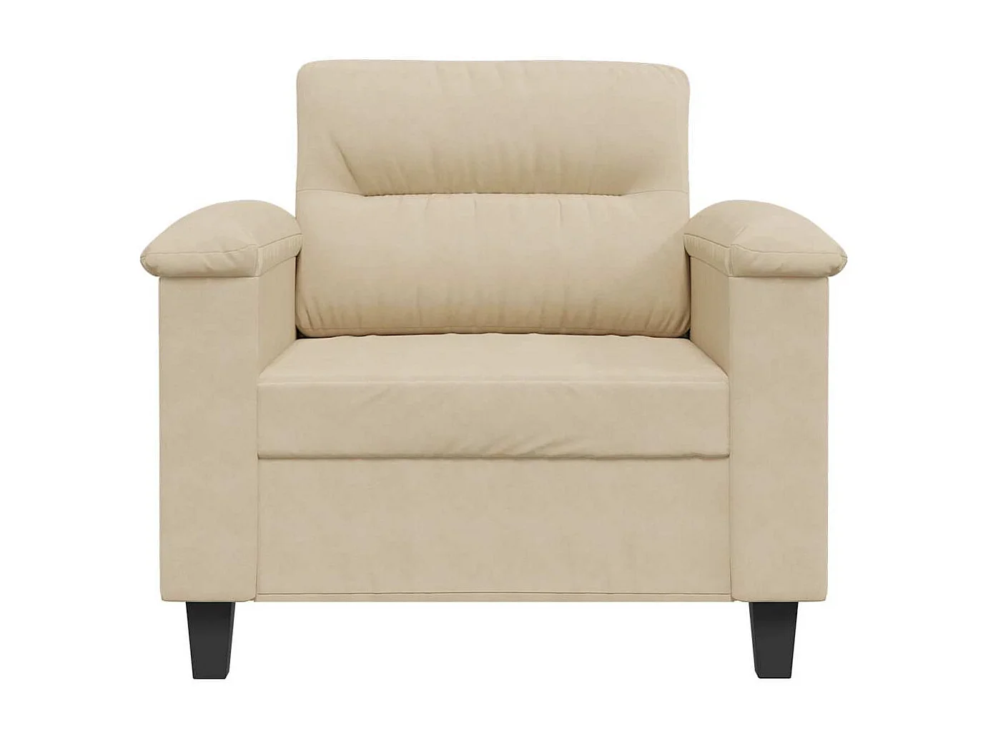 Sessel Creme 60 cm Mikrofasergewebe