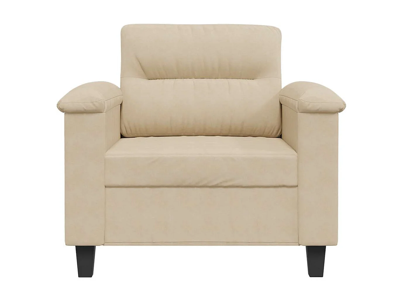 Sessel Creme 60 cm Mikrofasergewebe