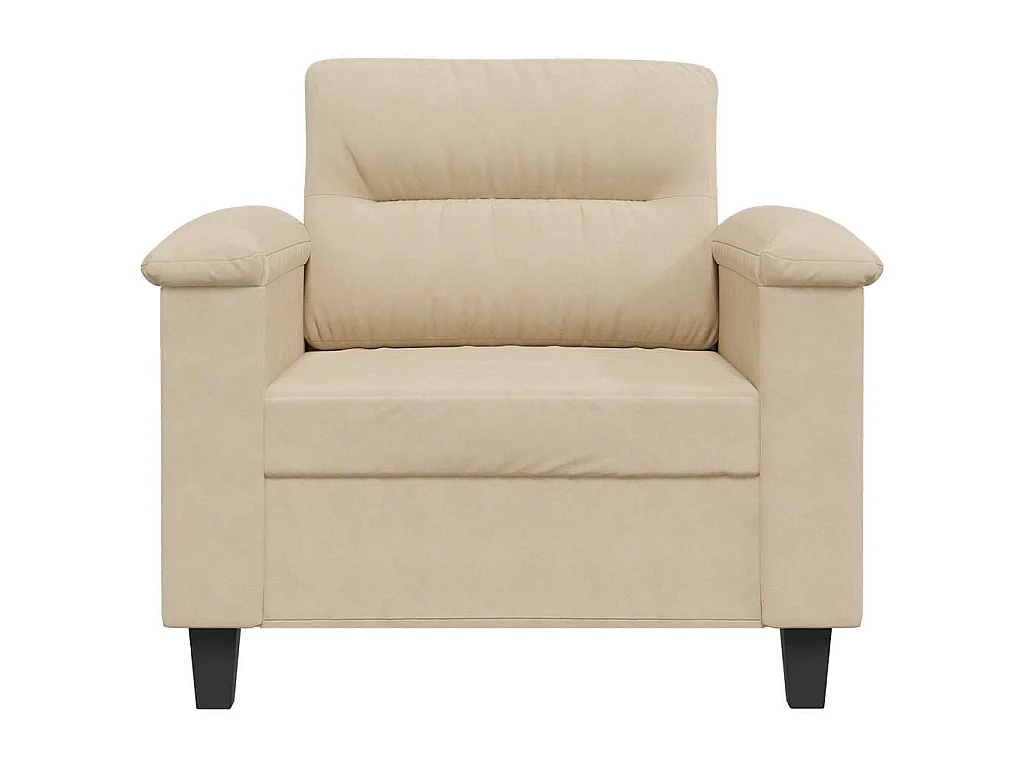 Chaise de canapé crème 60 cm tissu microfibre