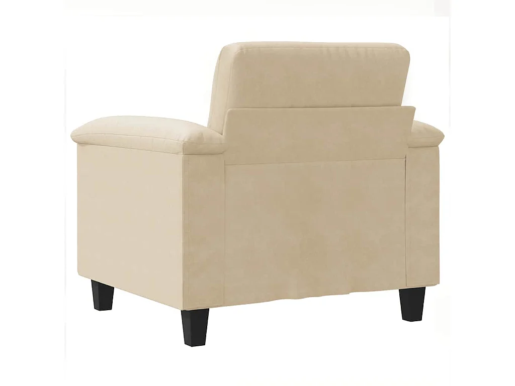 Chaise de canapé crème 60 cm tissu microfibre