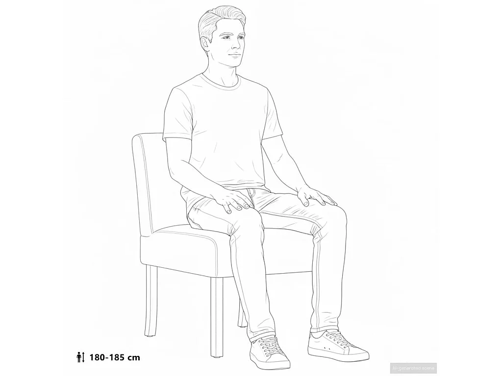 Fauteuil sans accoudoirs noir tissu