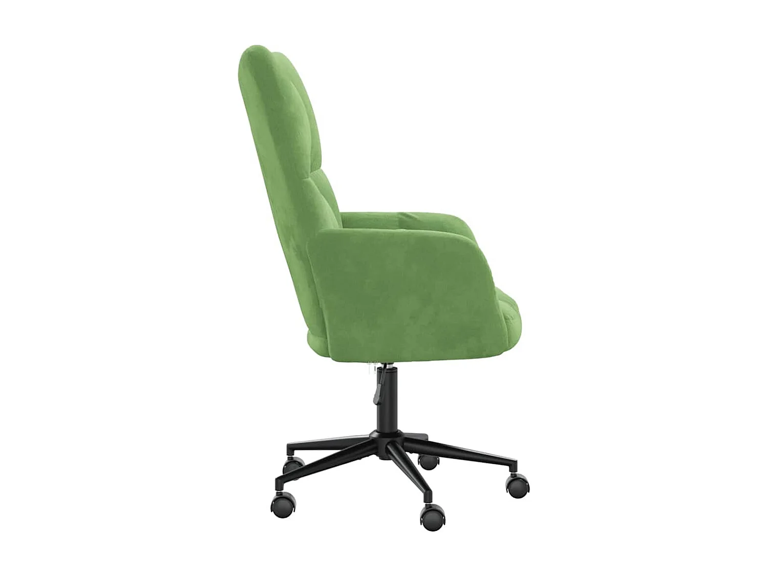 Sedia Relax Verde Chiaro in Velluto