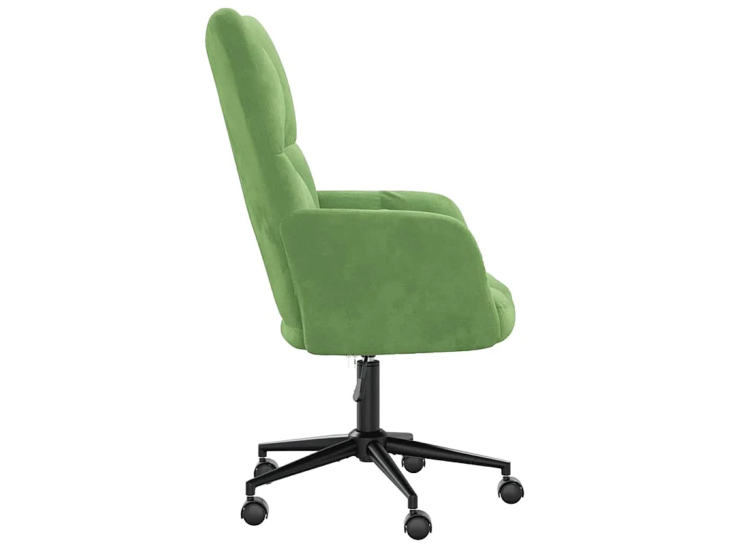 Sedia Relax Verde Chiaro in Velluto