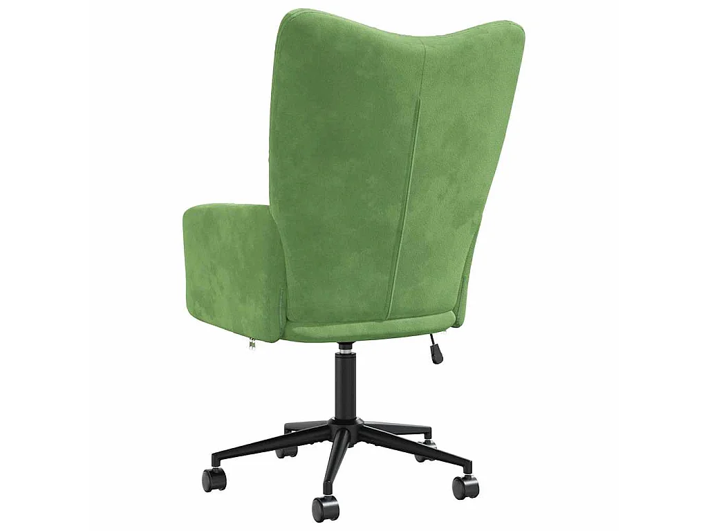 Sedia Relax Verde Chiaro in Velluto