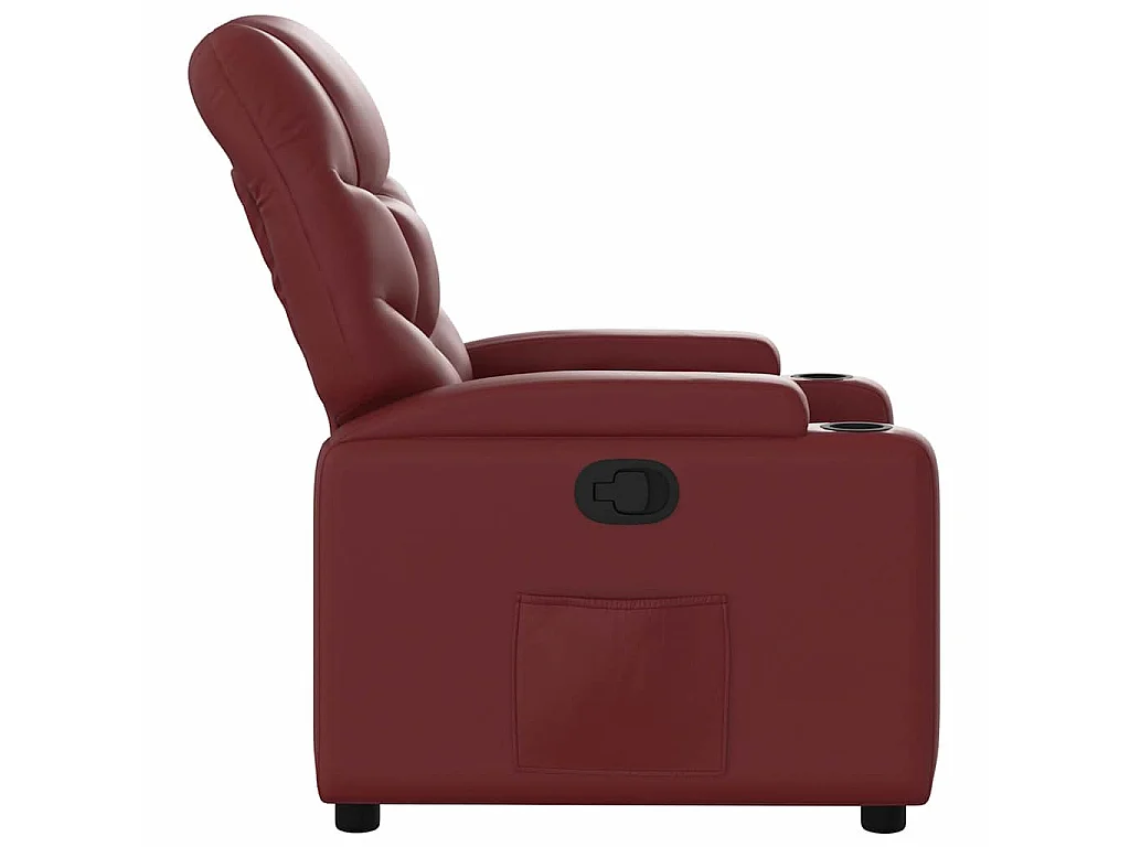 Fauteuil inclinable Rouge bordeaux Similicuir