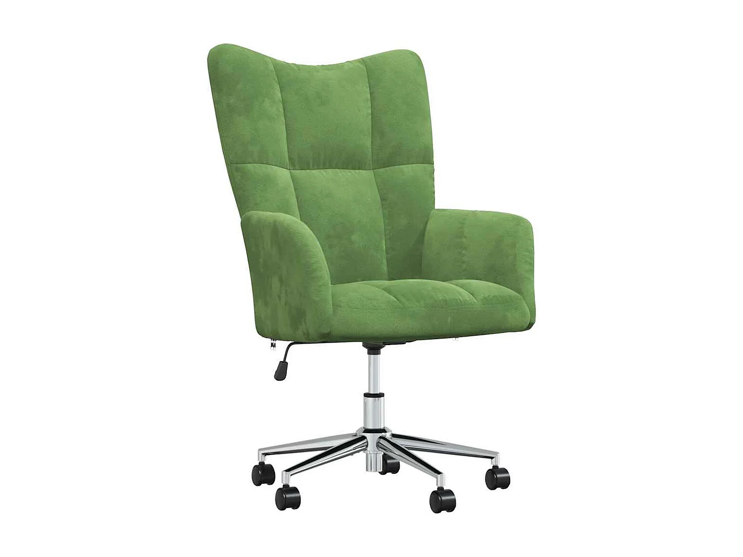 Chaise de relaxation Vert clair Velours