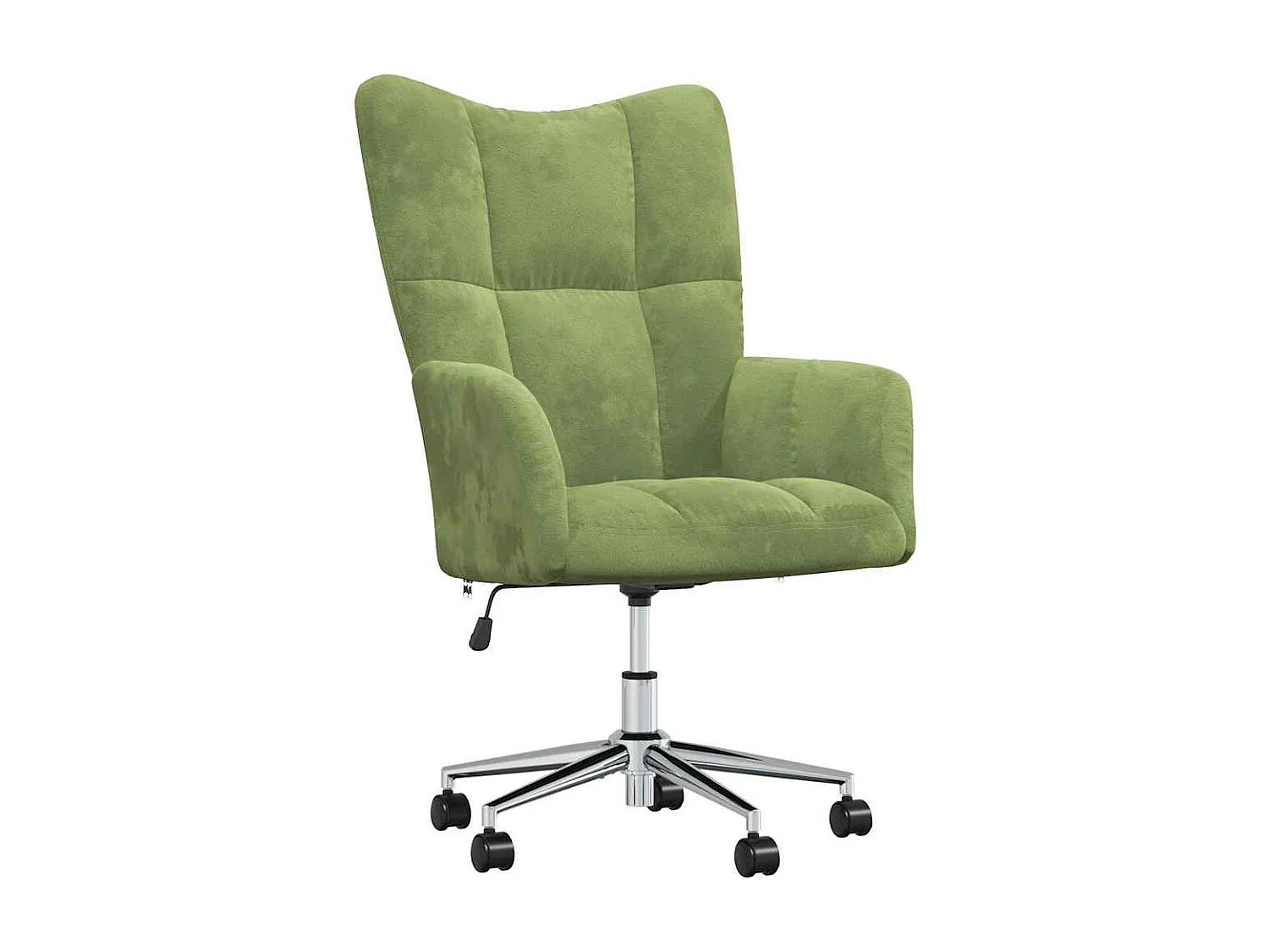 Sillón de relax de terciopelo verde claro