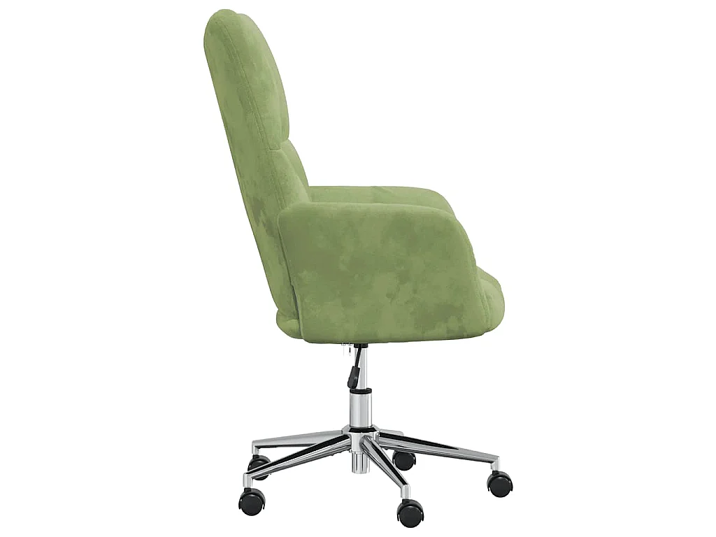 Sillón de relax de terciopelo verde claro