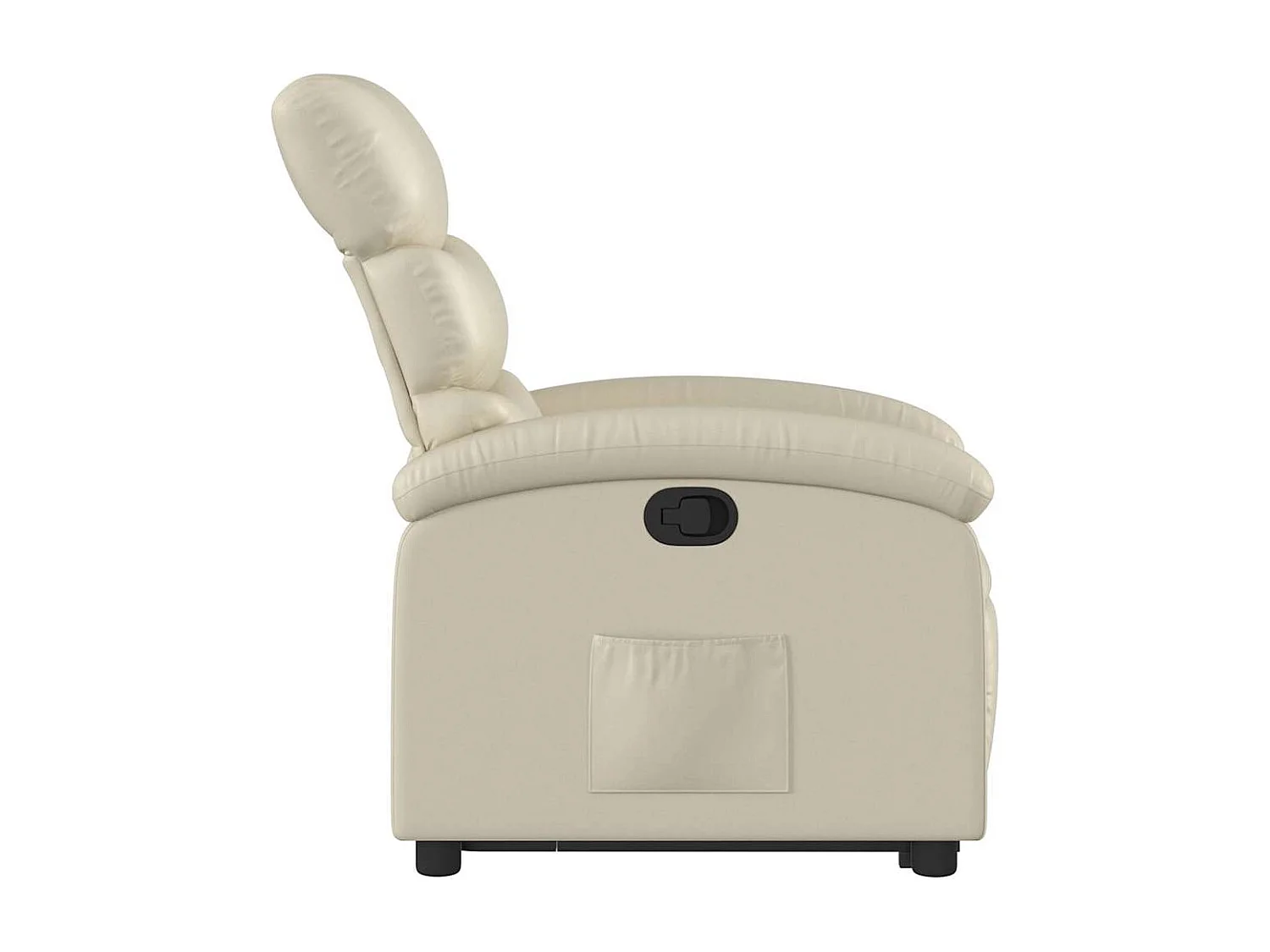 Fauteuil inclinable Crème Similicuir