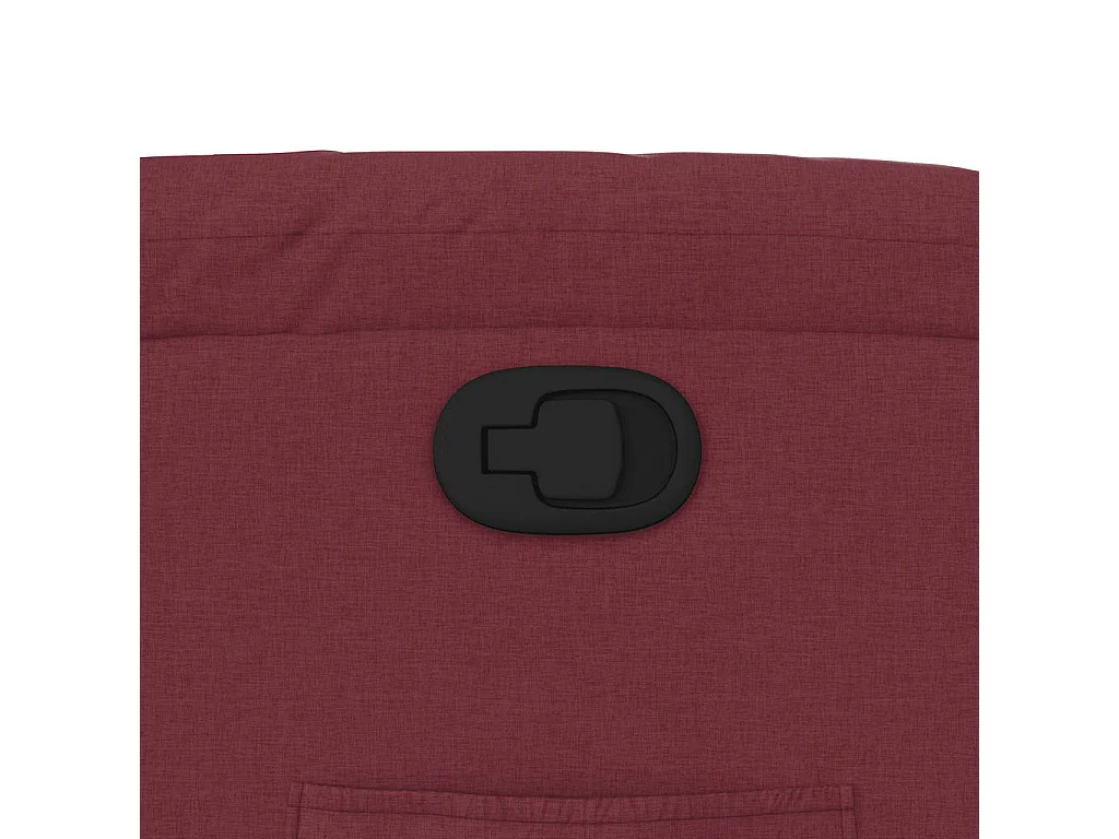 Fauteuil inclinable Rouge bordeaux Tissu