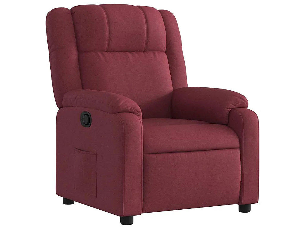 Fauteuil inclinable Rouge bordeaux Tissu