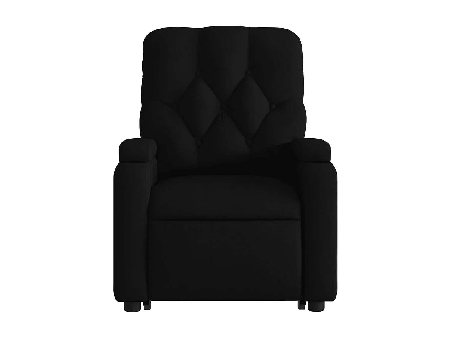 Fauteuil inclinable noir tissu