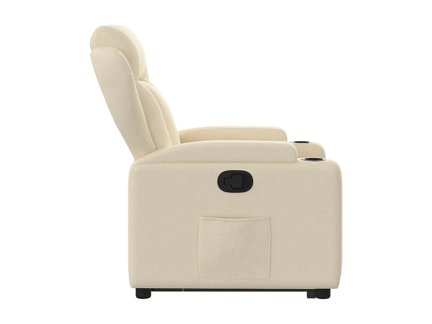 Fauteuil inclinable Crème Tissu