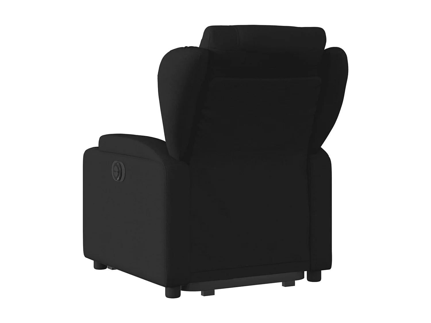 Fauteuil inclinable électrique noir tissu