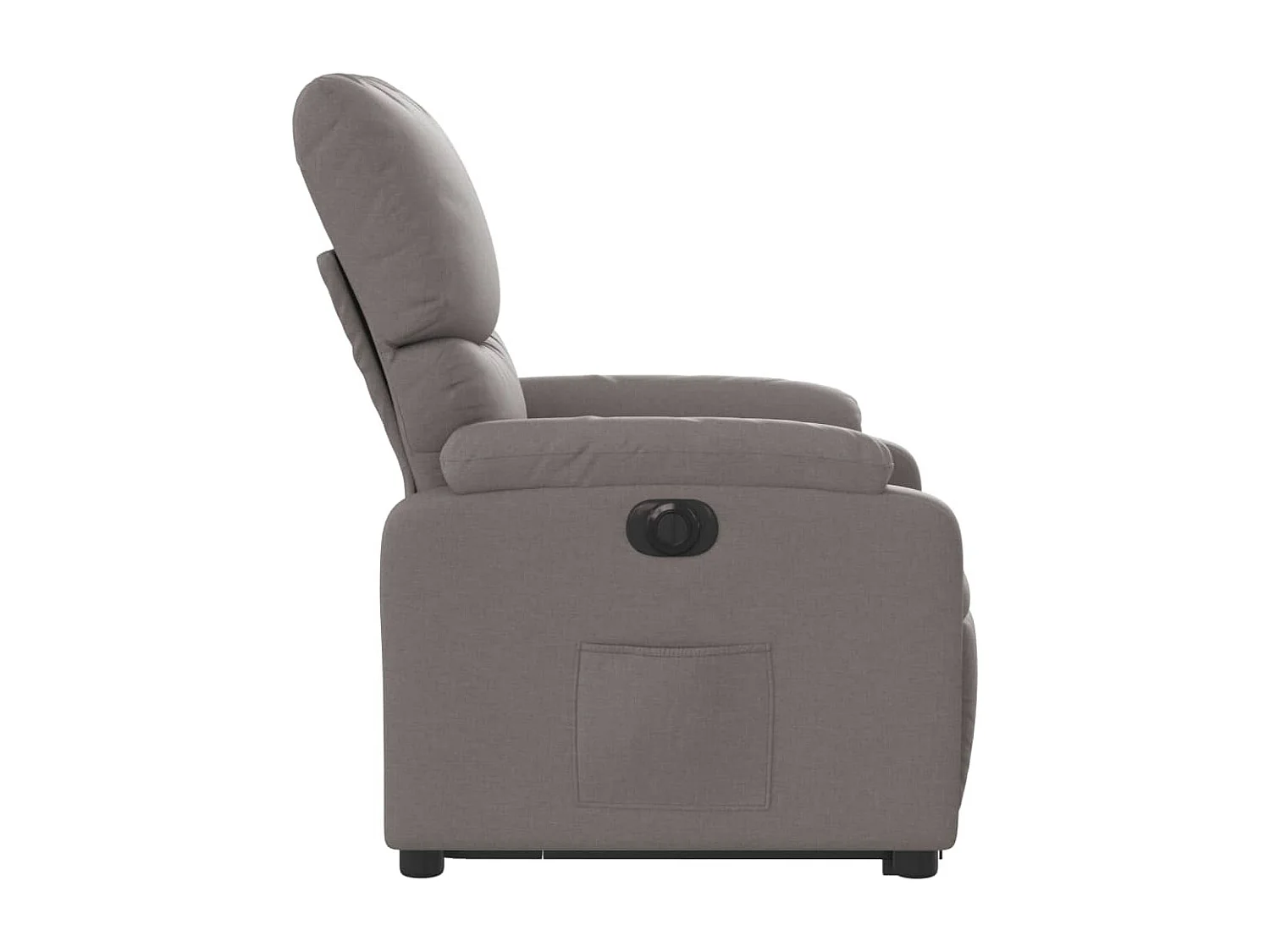 Fauteuil inclinable électrique taupe tissu