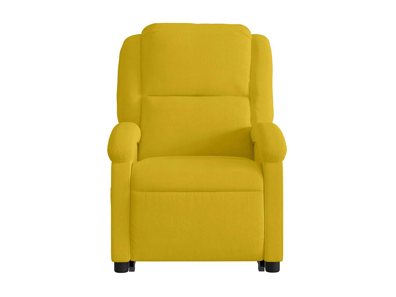 Fauteuil de massage inclinable Jaune Velours