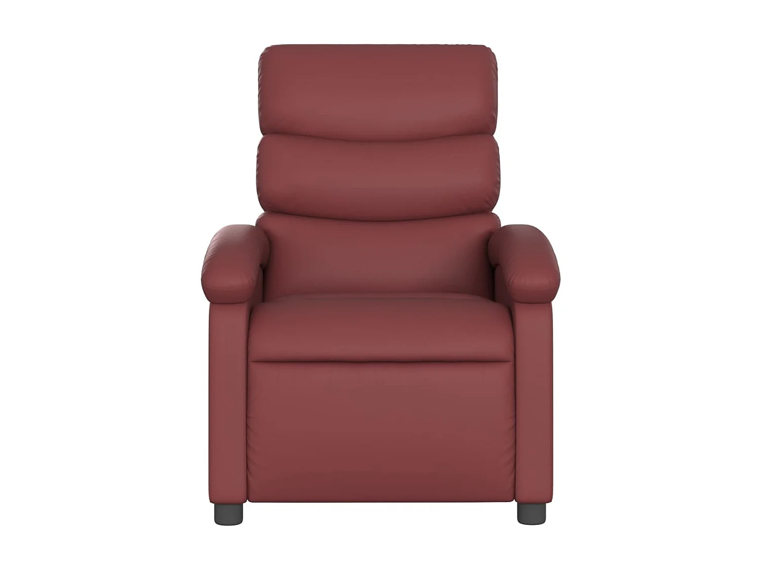 Fauteuil inclinable électrique Rouge bordeaux Similicuir