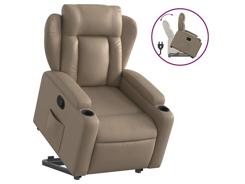 Fauteuil inclinable Cappuccino Similicuir
