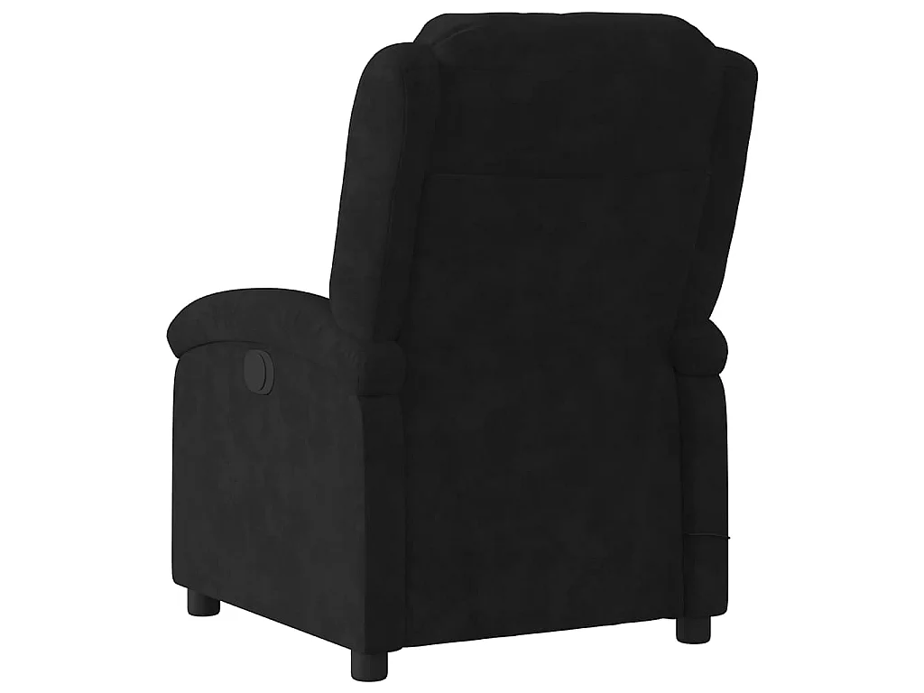 Massagesessel Schwarz Samt