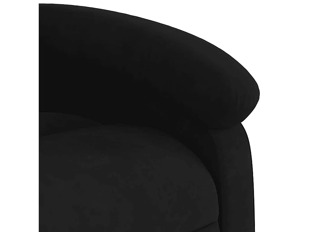 Massagesessel Schwarz Samt