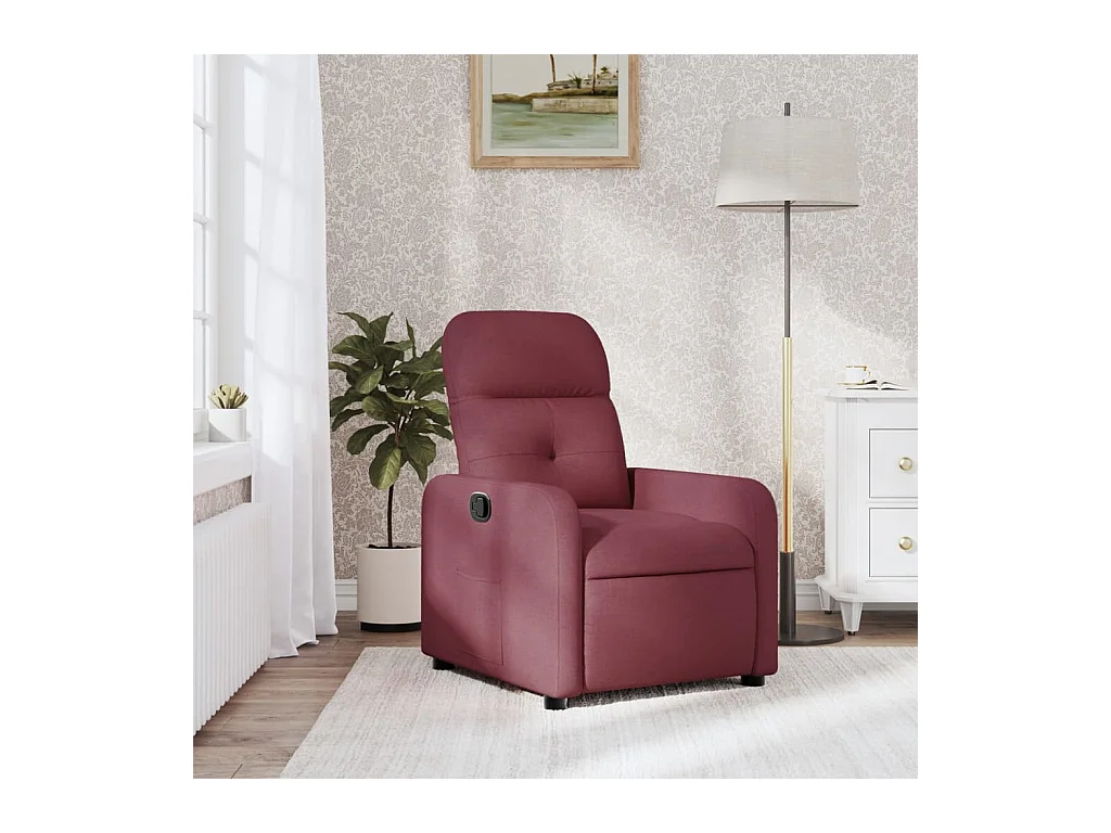 Fauteuil inclinable Rouge bordeaux Tissu