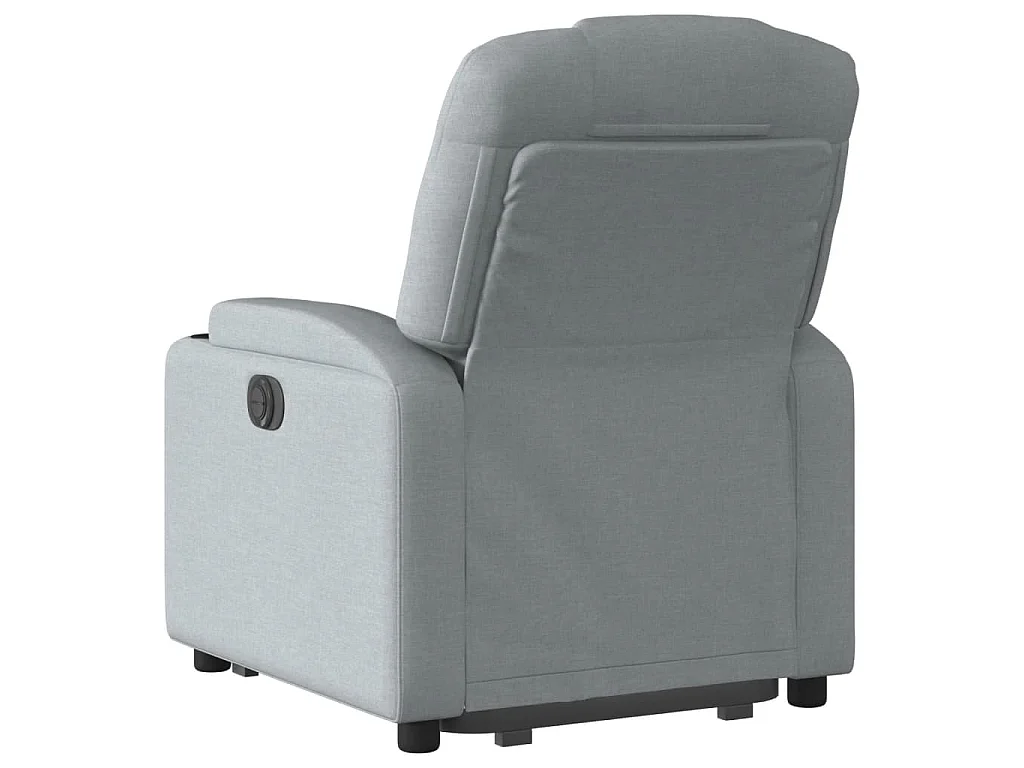 Fauteuil inclinable Gris clair Tissu