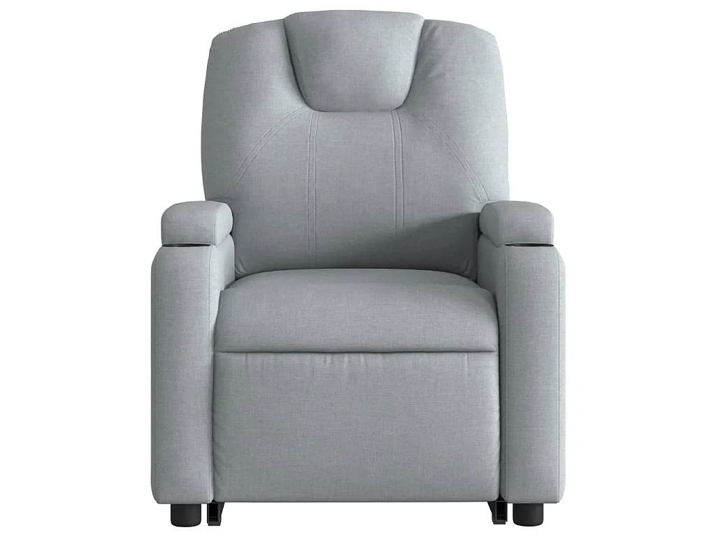Fauteuil inclinable Gris clair Tissu