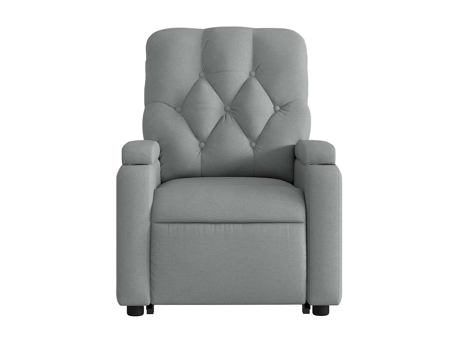 Fauteuil inclinable Gris clair Tissu