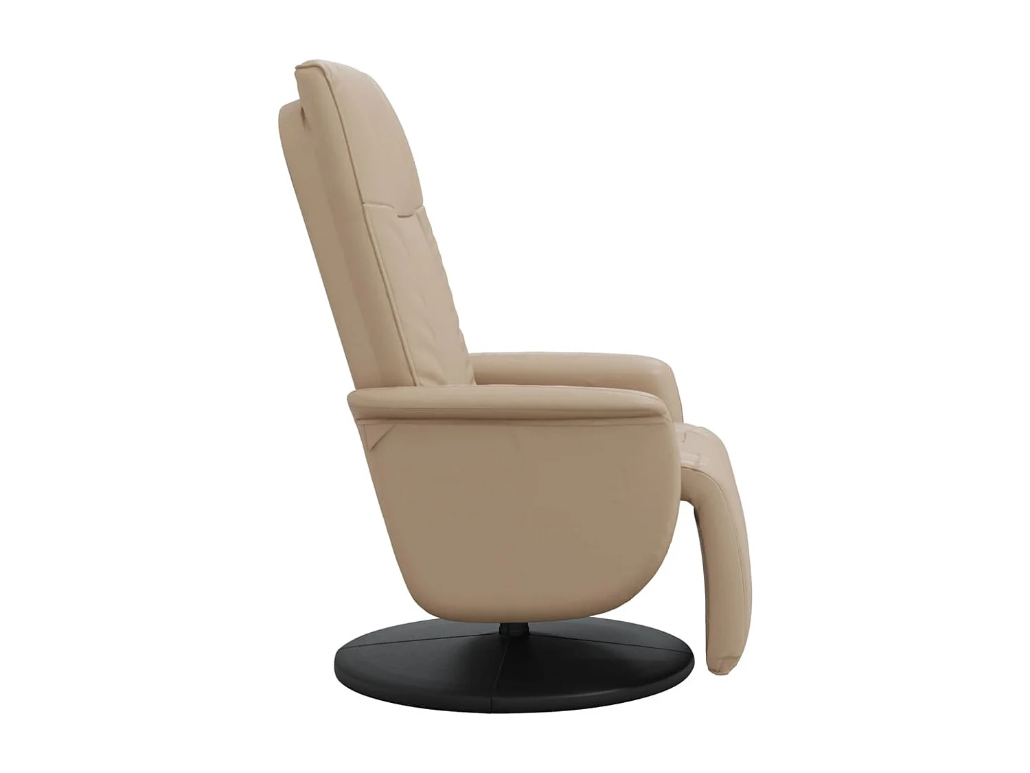 Relaxsessel mit Fußteil Cappuccino-Braun Kunstleder