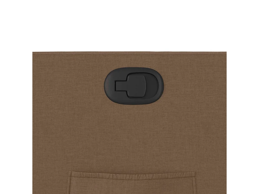 Cadeira reclinável tecido castanho