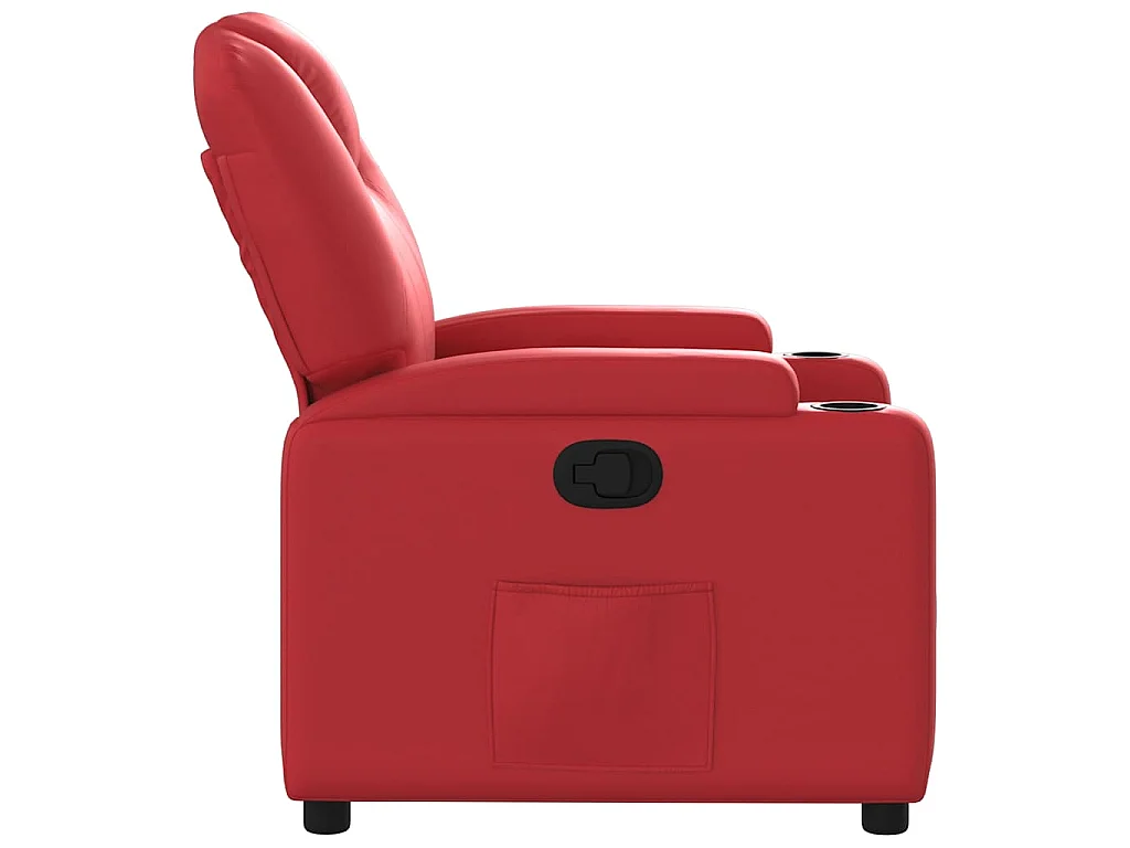 Fauteuil inclinable Rouge Similicuir