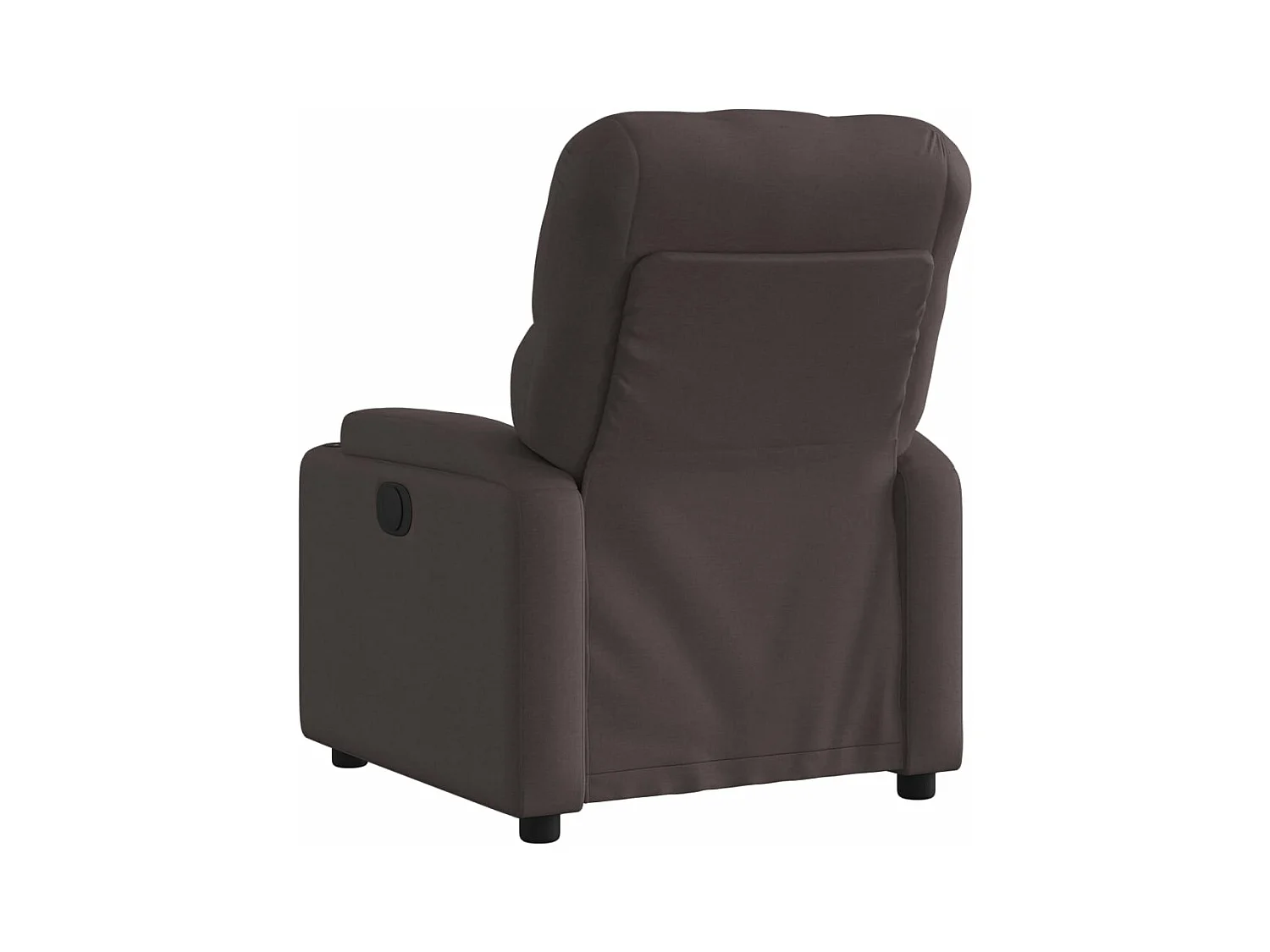 Relaxsessel Elektrisch Dunkelbraun Stoff