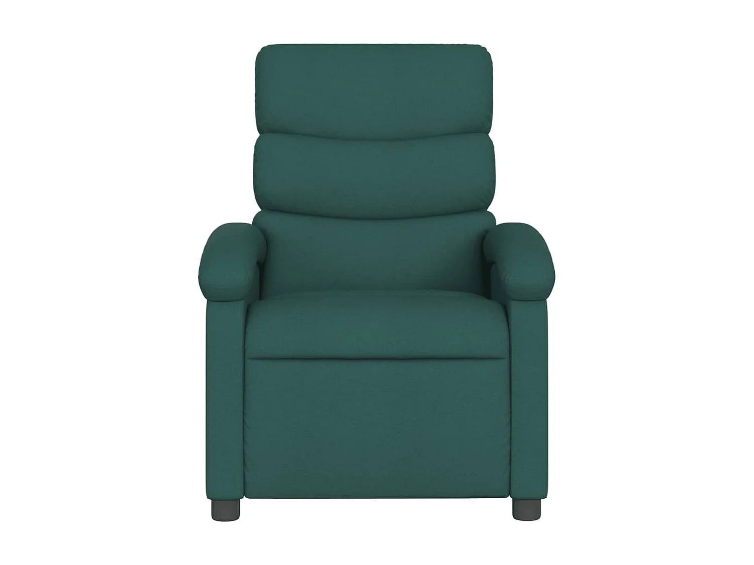 Fauteuil inclinable électrique Vert foncé Tissu