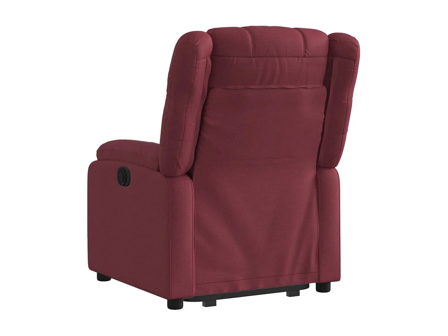 Fauteuil inclinable rouge bordeaux tissu