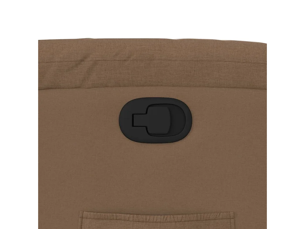 Relaxsessel Braun Stoff