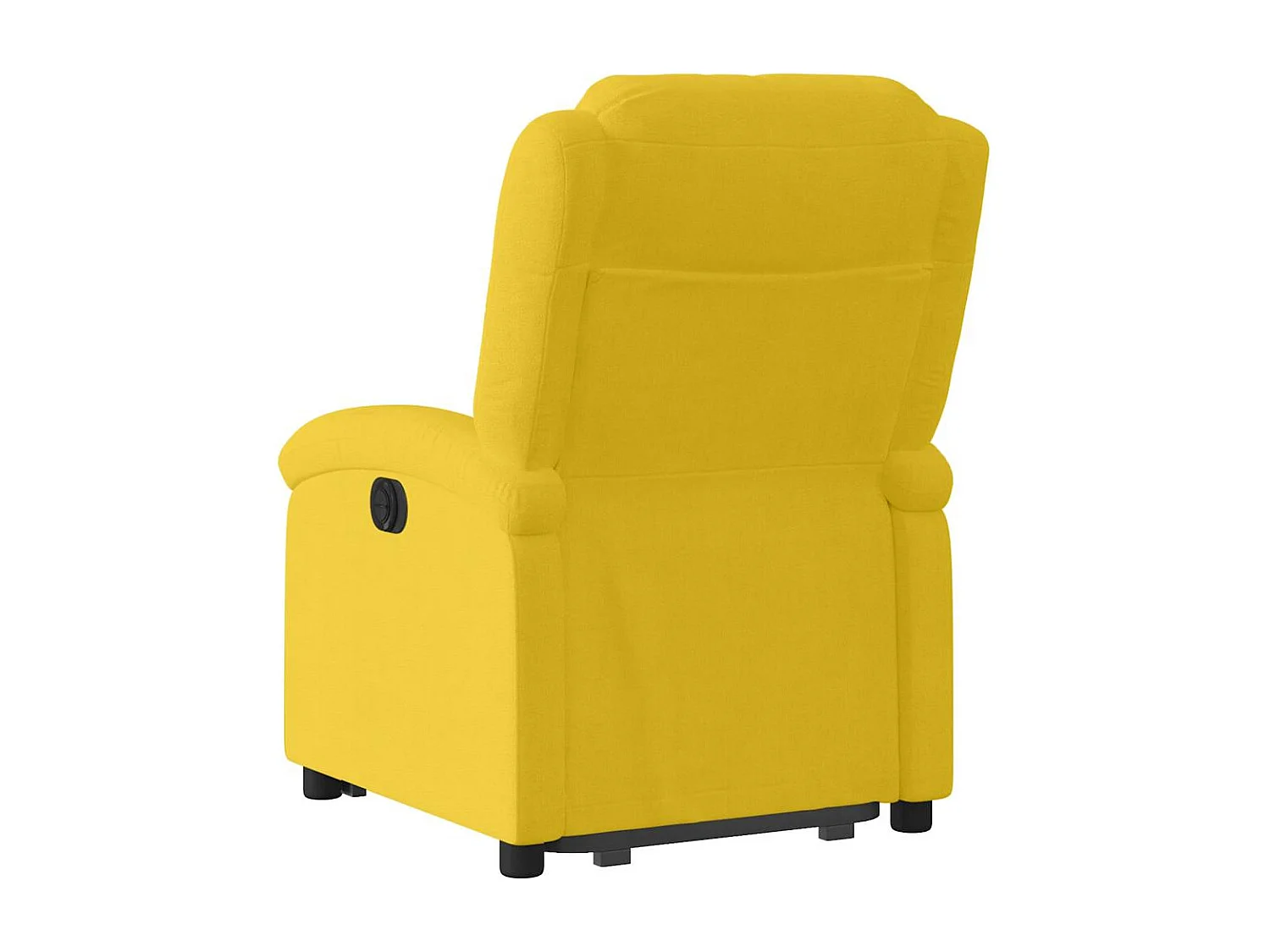 Fauteuil inclinable Jaune Velours