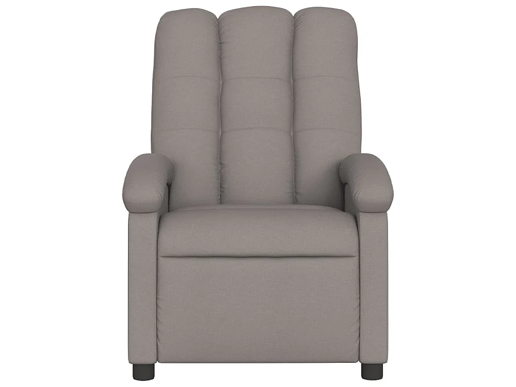 Fauteuil inclinable électrique Taupe Tissu