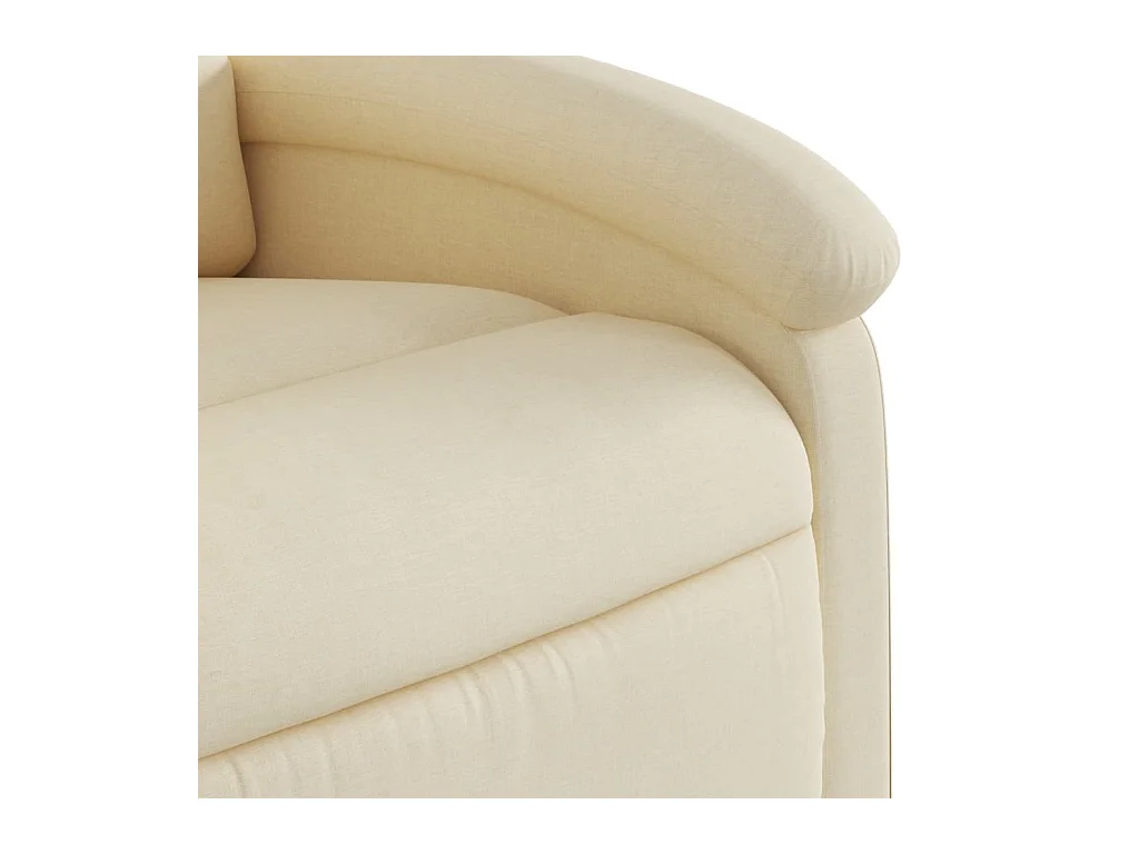 Relaxsessel Elektrisch Creme Stoff