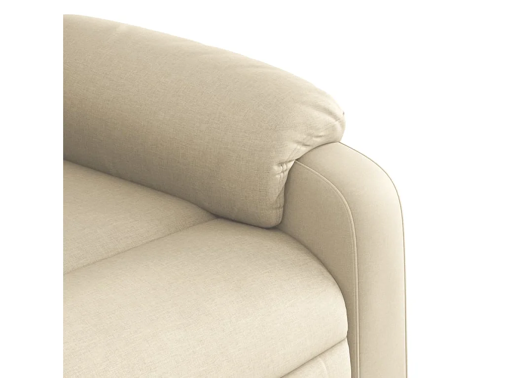 Fauteuil inclinable Crème Tissu
