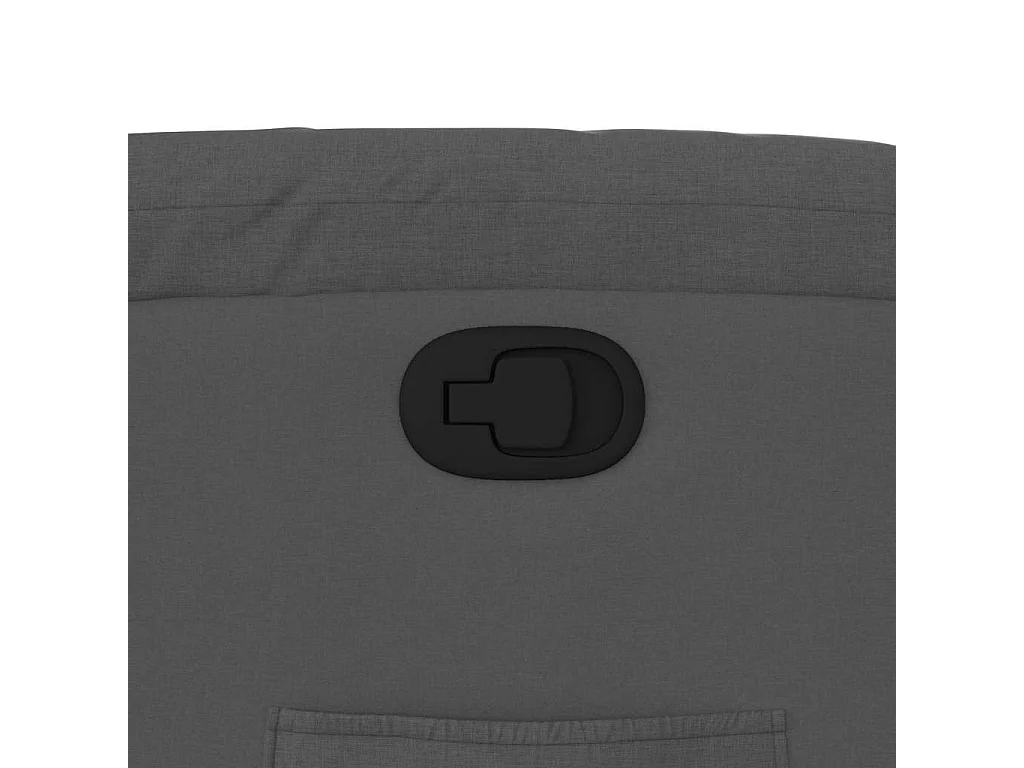 Poltrona Reclinabile in Tessuto Grigio Scuro