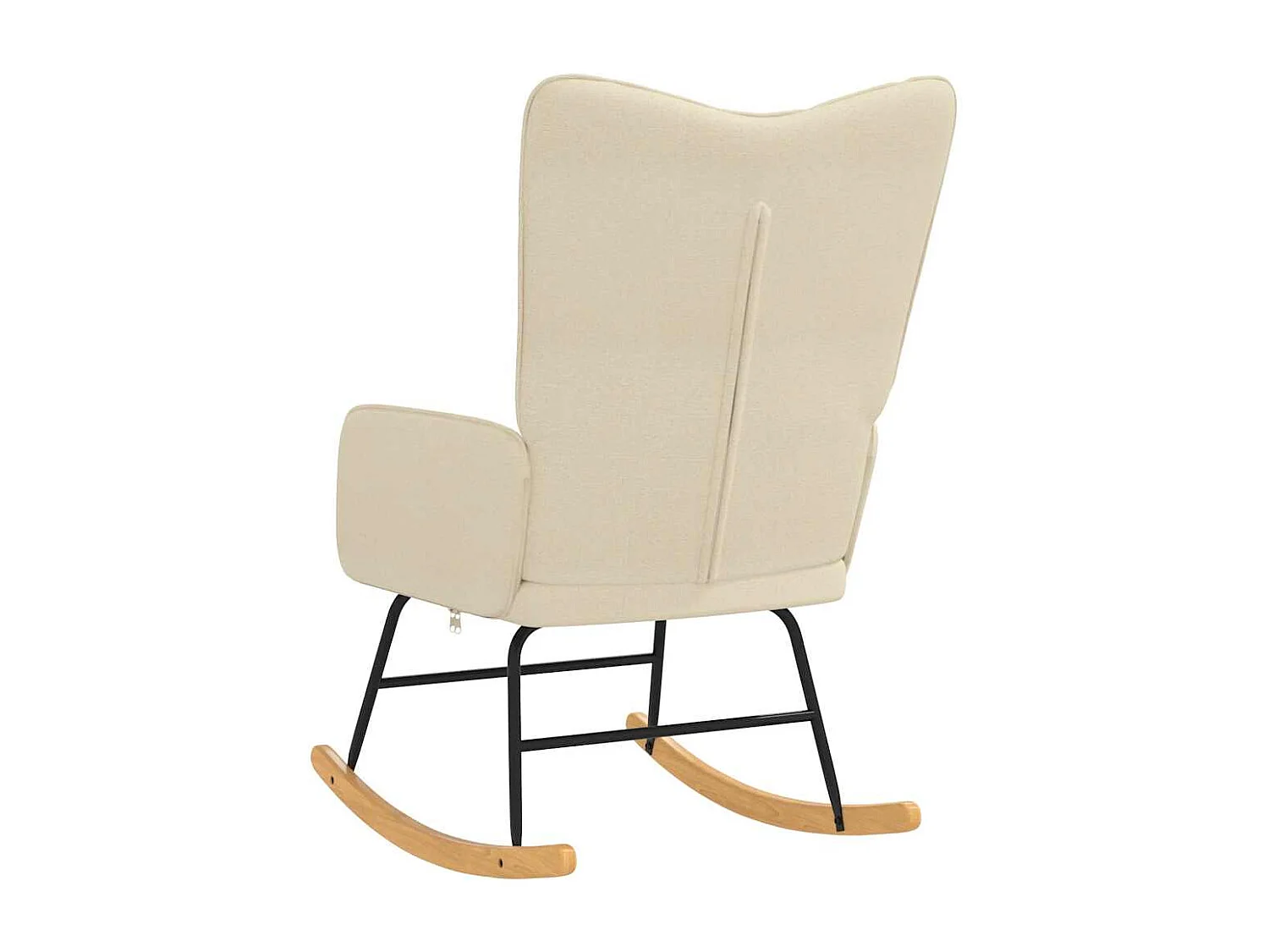 Chaise à bascule Crème Tissu