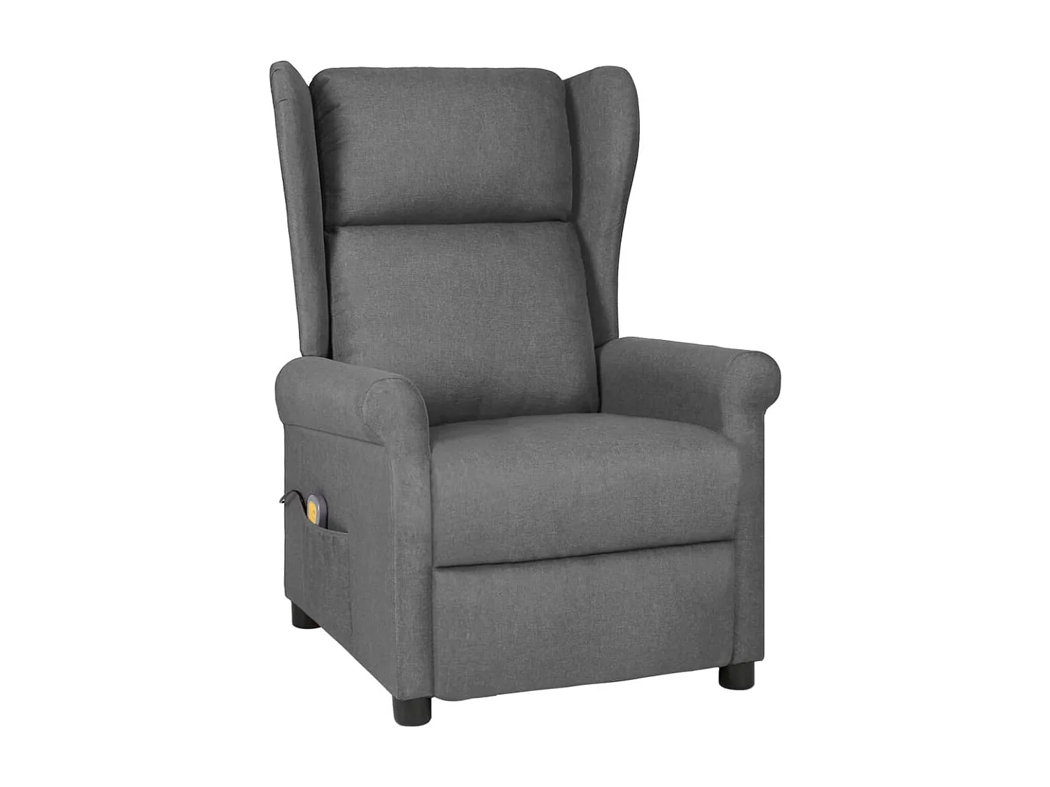 Fauteuil de massage Gris clair Tissu