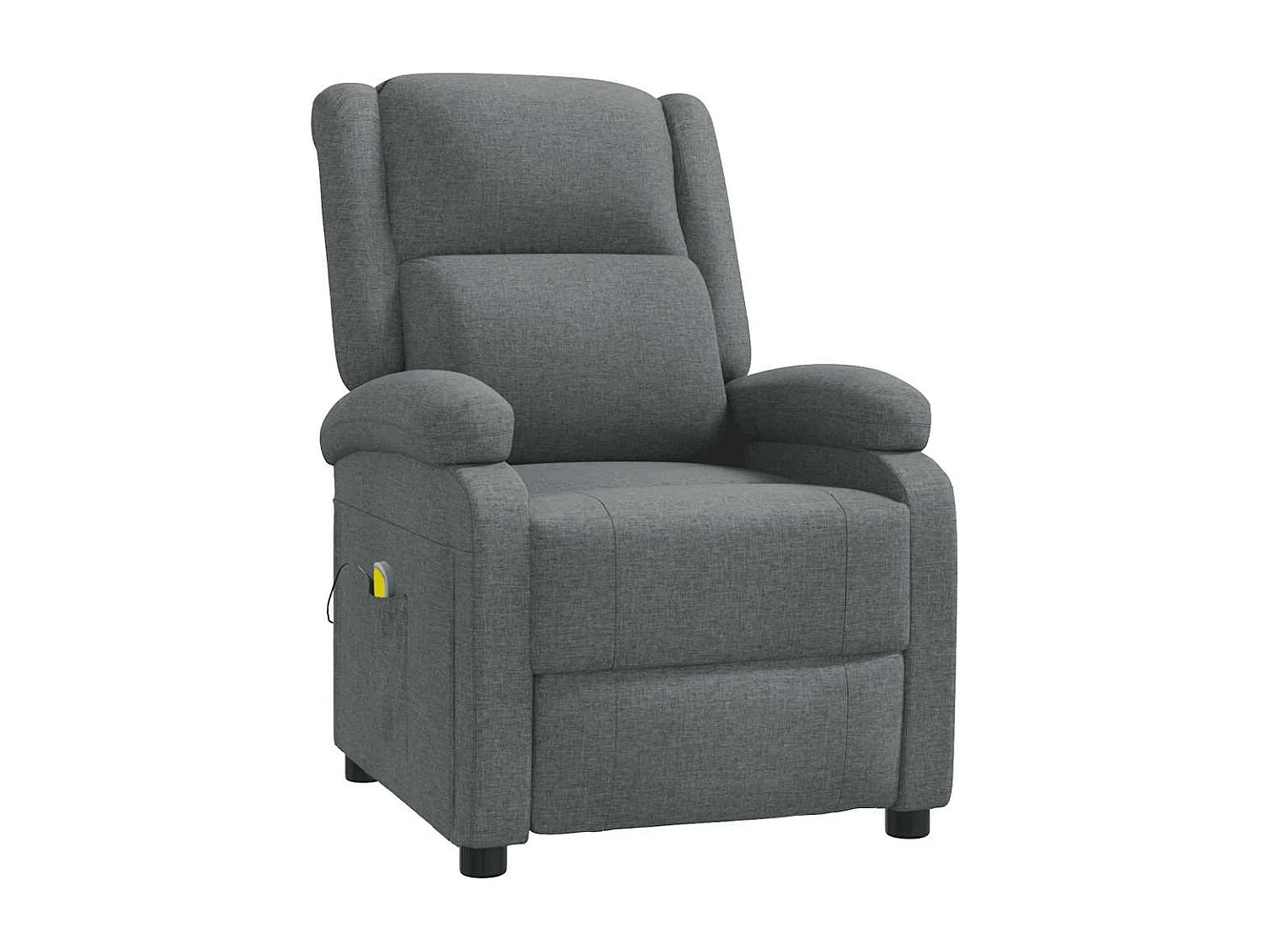 Fauteuil de massage Gris foncé Tissu