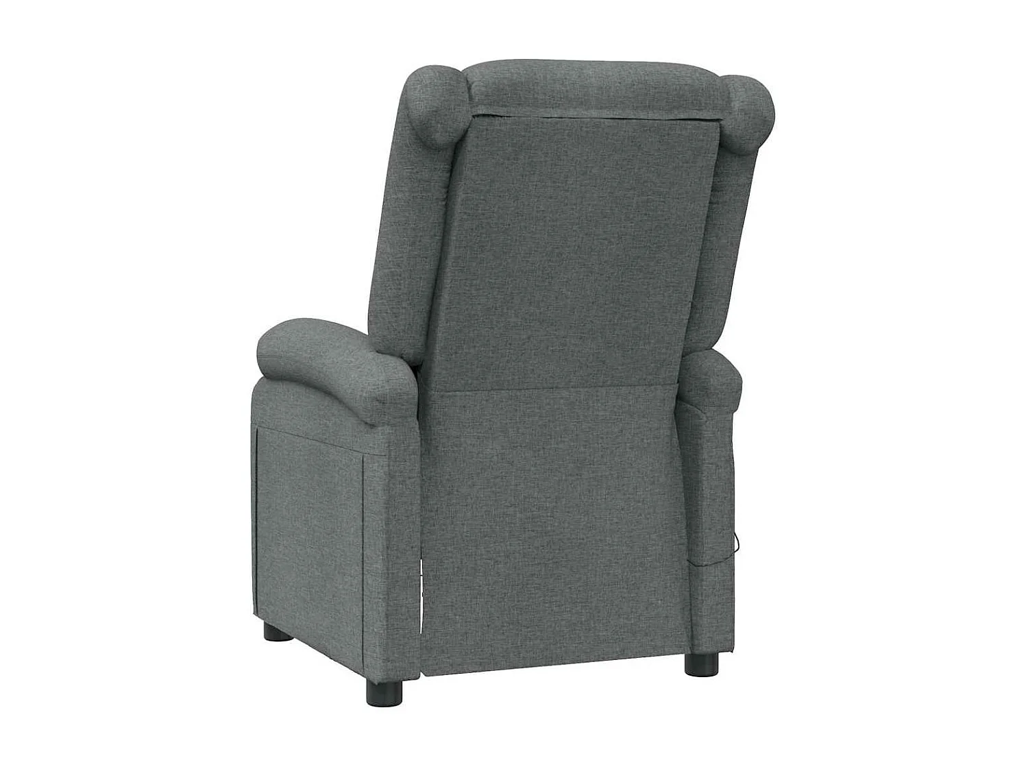 Fauteuil de massage Gris foncé Tissu
