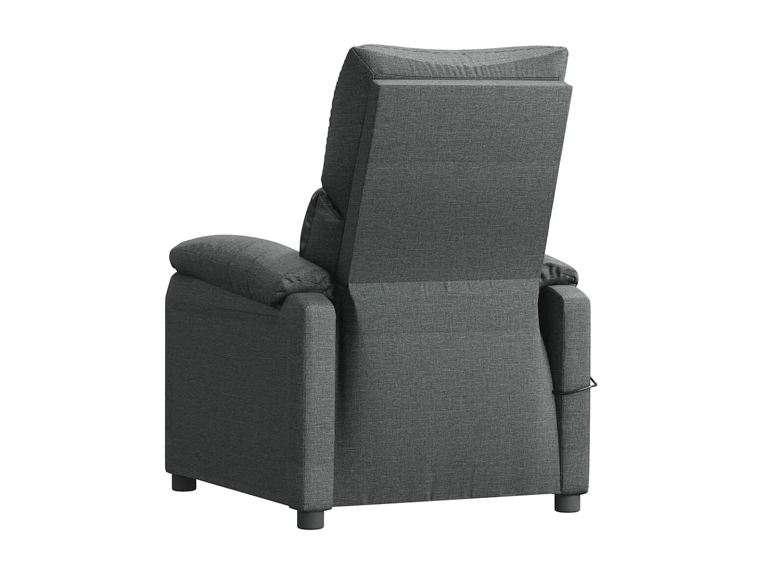 Massagestoel stof donkergrijs